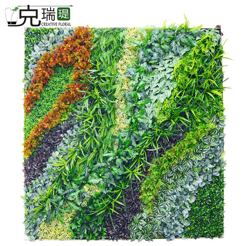 克瑞瑅原生态隔断屏风客厅装饰仿真花软装饰品摆件 （双面观赏）G140006