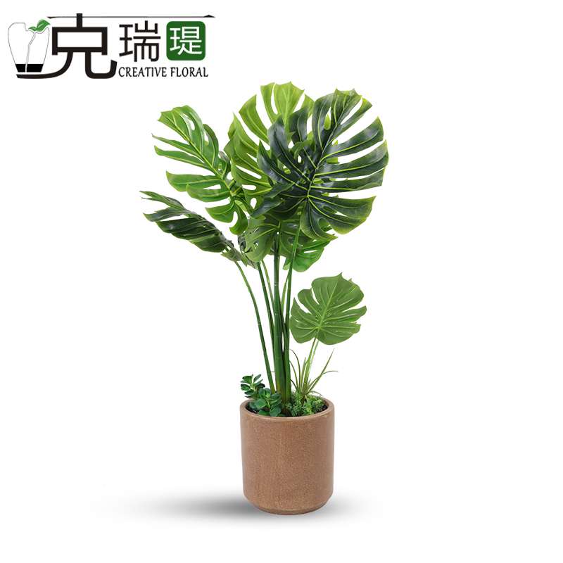 克瑞瑅原生态仿真绿植客厅装饰仿真花软装饰品摆件 G110007