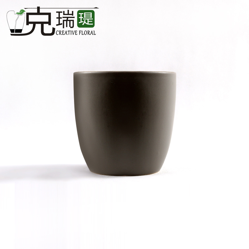  克瑞瑅现代简约陶瓷花器客厅装饰仿真花软装饰品摆件 F6017