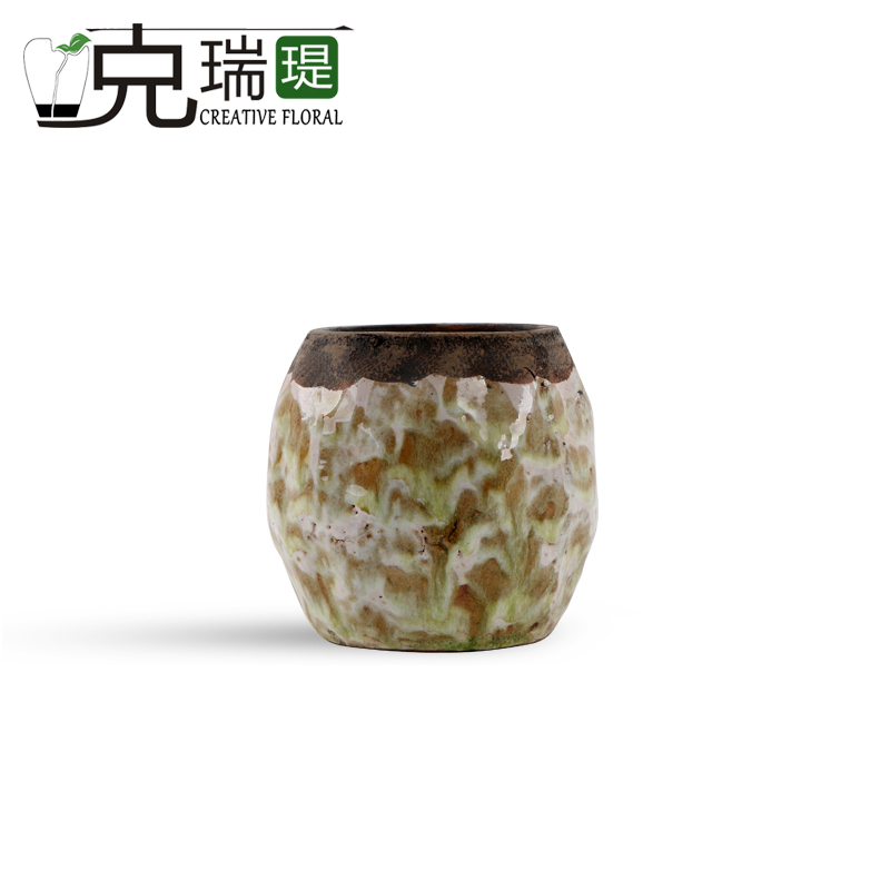  克瑞瑅美式复古其他花器客厅装饰仿真花软装饰品摆件  F16004