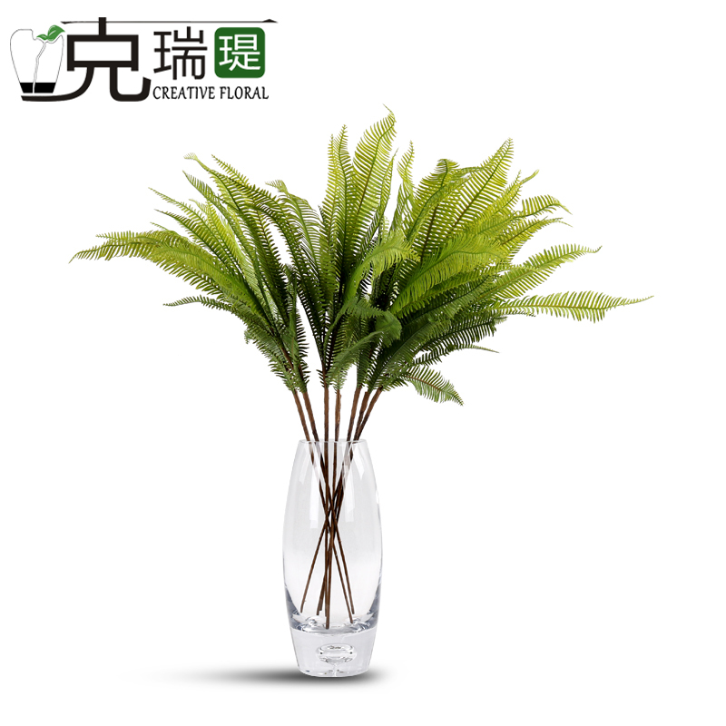 克瑞瑅原生态叶材单枝客厅装饰仿真花软装饰品摆件 G7A002