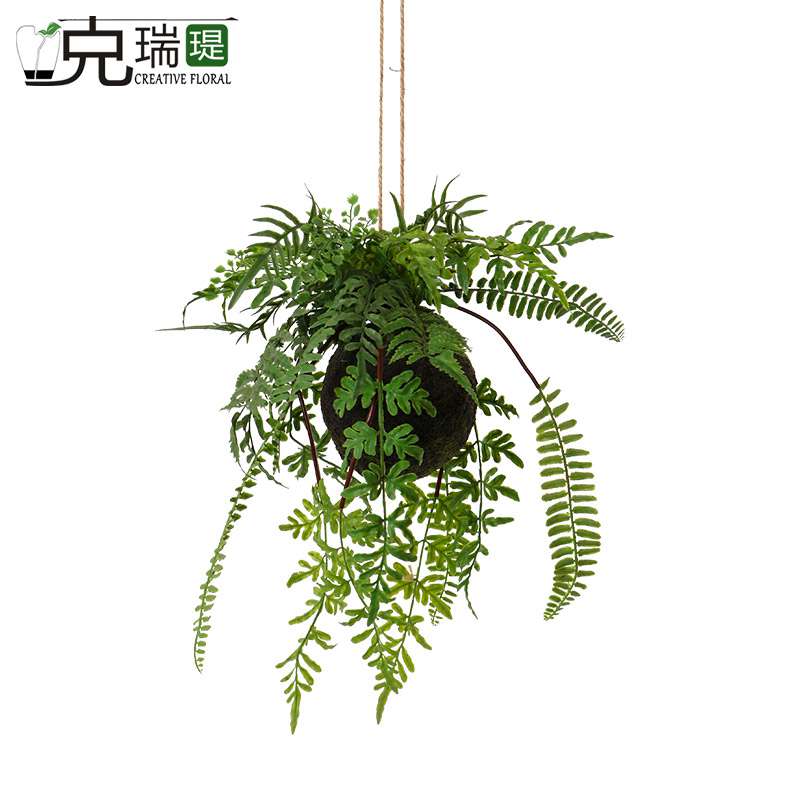 克瑞瑅原生态挂叶系列客厅装饰仿真花软装饰品摆件 G9A005